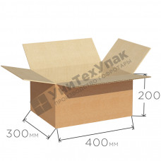 Коробка для переезда 400*300*200 Т-21 бурая
